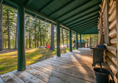 Butterfield Lodge covered porch