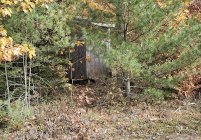 Outhouse never used
